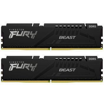 Оперативная память DDR5 32GB (2x16GB) 6800 MHz Beast Black EXPO Kingston Fury (ex.HyperX) (KF568C34BBEK2-32) KF568C34BBEK2-32 фото
