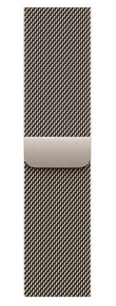 Смарт-годинник Apple Watch Series 10 GPS + LTE, 46mm Natural Titanium Case with Natural Milanese Loop (M/L) (MWYC3) 40305 фото