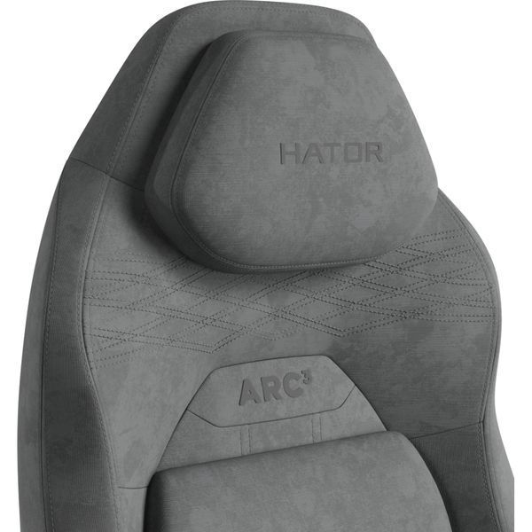 Крісло ігрове Hator Arc 3 L Velour Grey (HTC3446L) HTC3446L фото