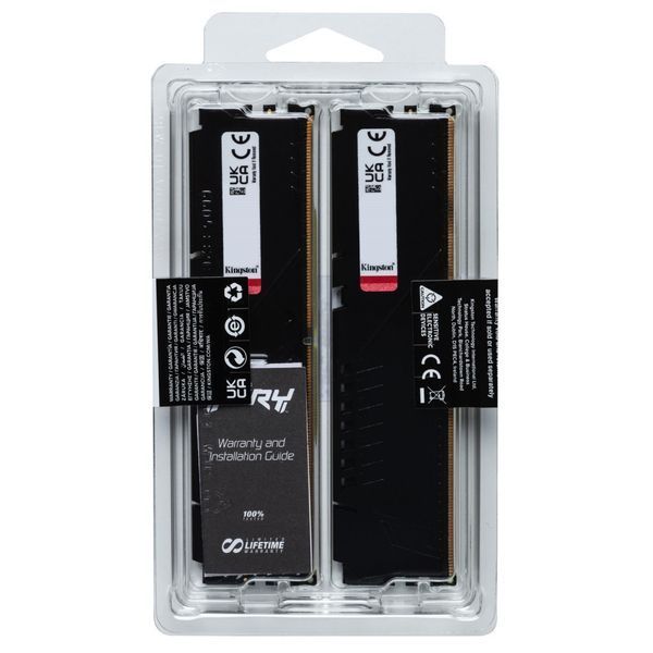 Оперативна пам'ять DDR5 16GB (2x8GB) 5600 MHz Beast Kingston Fury (ex.HyperX) (KF556C36BBEK2-16) KF556C36BBEK2-16 фото