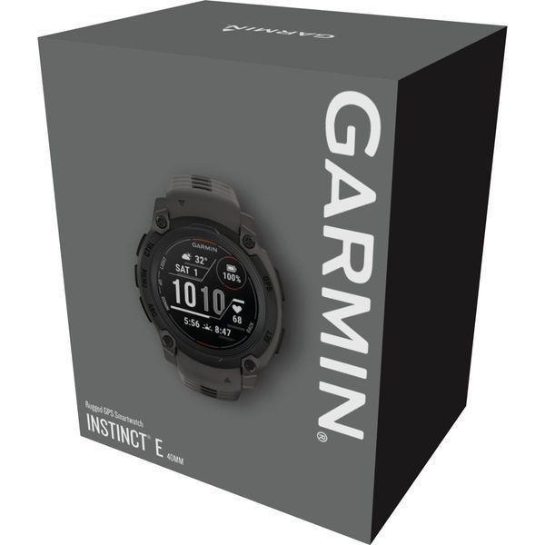Смарт-годинник Garmin Instinct E 40mm Black with Charcoal Band (010-02932-00) 98498 фото