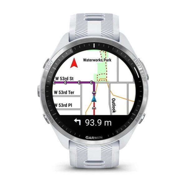 Смарт-часы Garmin Forerunner 965 Carbon Gray Titanium Bezel Whitestone (010-02809-81) 803106 фото