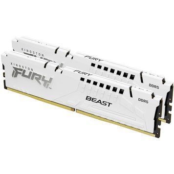 Оперативная память DDR5 32GB (2x16GB) 5200 MHz Beast EXPO White Kingston Fury (ex.HyperX) (KF552C36BWEK2-32) KF552C36BWEK2-32 фото