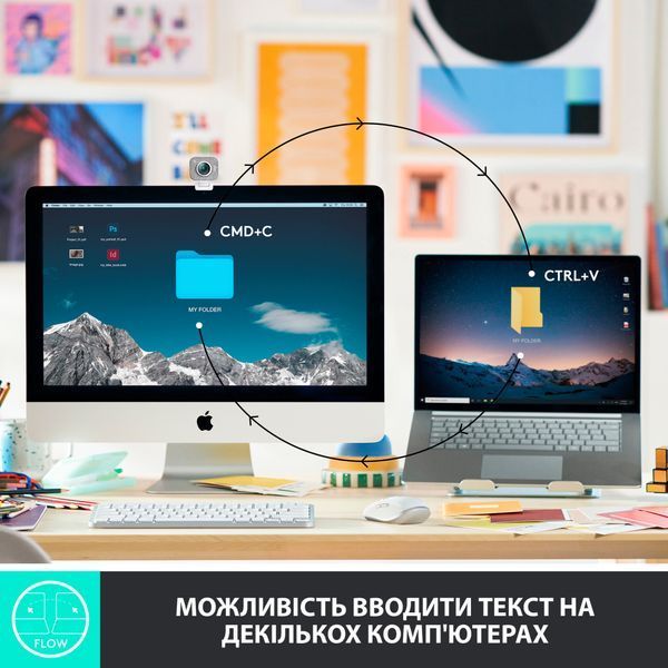 Клавіатура Logitech MX Keys Mini Wireless Illuminated UA Rose (920-010500) 695891 фото