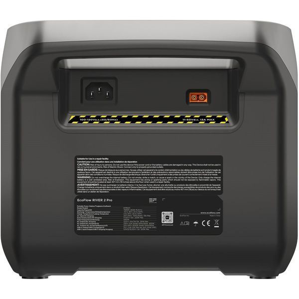 Зарядна станція EcoFlow RIVER 2 Pro 768 Вт&middot;ч (ZMR620-B-EU) ZMR620-B-EU фото
