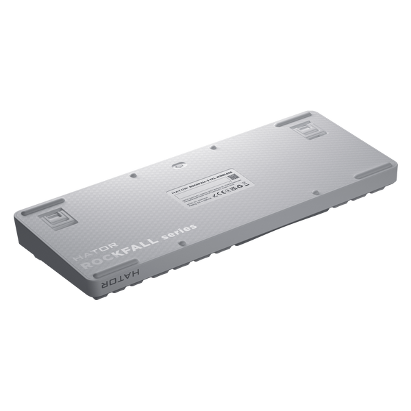 Клавиатура Hator Rockfall 3 Mecha TKL QMK/VIA Orange Wireless White (HTK851UA) 150528 фото