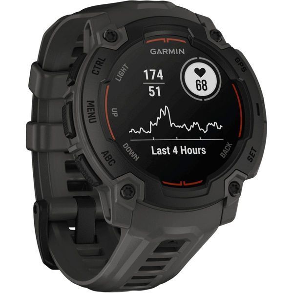 Смарт-годинник Garmin Instinct E 45mm Black with Charcoal Band (010-02933-00) 98501 фото