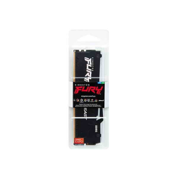 Оперативна пам'ять DDR5 32GB 5200 MHz Beast RGB EXPO Kingston Fury (ex.HyperX) (KF552C36BBEA-32) KF552C36BBEA-32 фото