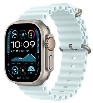 Смарт-часы Apple Watch Ultra 2 GPS + Cellular 49mm Natural Titanium Case w. Ice Blue Ocean Band (MYT03 MXTF3) 349906167 фото