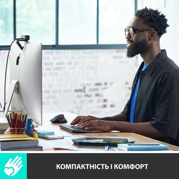 Клавиатура Logitech MX Keys Mini Wireless Illuminated UA Pale Grey (920-010499) 748473 фото