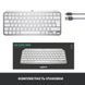 Клавиатура Logitech MX Keys Mini Wireless Illuminated UA Pale Grey (920-010499) 748473 фото 2