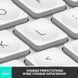 Клавиатура Logitech MX Keys Mini Wireless Illuminated UA Pale Grey (920-010499) 748473 фото 4
