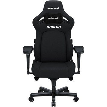 Игровое кресло Anda Seat Kaiser 4 Fabric Size XL Black (AD12YDDC-XLL-20-B-CF) AD12YDDC-XLL-20-B-CF фото
