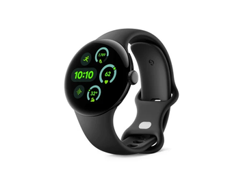 Смарт-годинник Google Pixel Watch 3 41 mm Wi-Fi Matte Black Aluminum Case/Obsidian Active Band 35267 фото