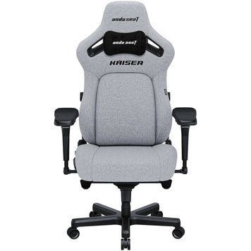 Игровое кресло Anda Seat Kaiser 4 Fabric Size XL Grey (AD12YDDC-XLL-20-G-CF) AD12YDDC-XLL-20-G-CF фото