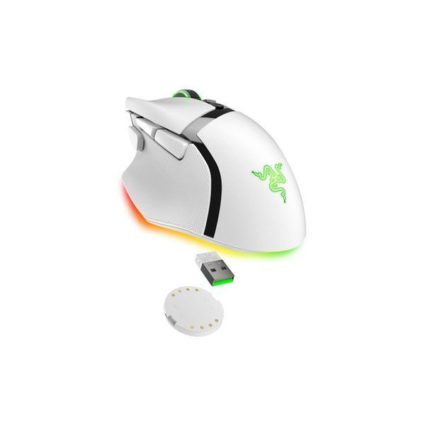 Мышка Razer Basilisk V3 Pro Wireless/Bluetooth White (RZ01-04620200-R3G1) 747369 фото