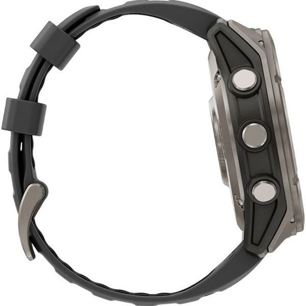 Смарт-годинник Garmin Fenix 8 Pro 51 mm AMOLED Titanium with Graphite/Black Silicone Band (010-03199-10/11) 262941 фото
