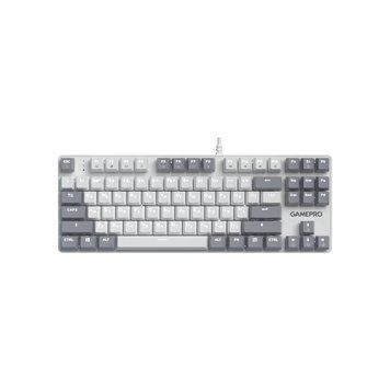 Клавиатура GamePro Genesis Metallic MK110W Outemu Red Switch USB UA White (MK110W) 299708 фото