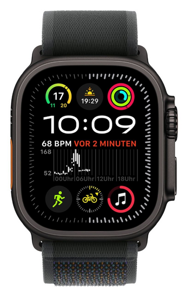 Смарт-часы Apple Watch Ultra 2 GPS + Cellular 49mm Black Titan. Case w. Black Trail Loop - S/M (MX4U3) 19251 фото