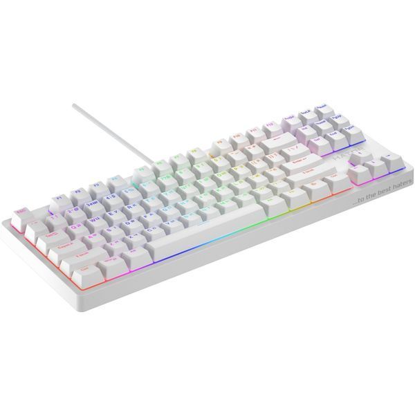 Клавіатура Hator Rockfall 2 Mecha TKL Orange USB White (HTK-521) 00-00068894 фото