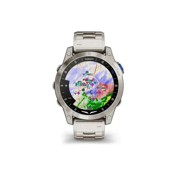 Смарт-часы Garmin D2 Mach 1 Aviator Smartwatch with Titanium Vented Bracelet (010-02582-50/51) 875616 фото