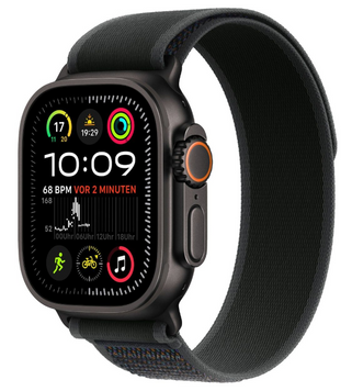 Смарт-часы Apple Watch Ultra 2 GPS + Cellular 49mm Black Titan. Case w. Black Trail Loop - M/L (MX4V3) 349906176 фото