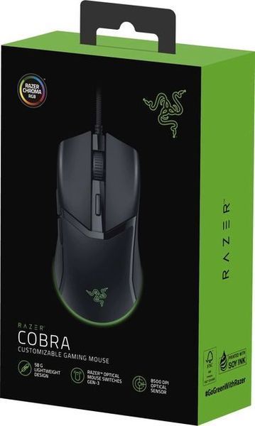 Ігрова миша Razer Cobra, RGB, USB-A, чорний (RZ01-04650100-R3M1) 806631 фото