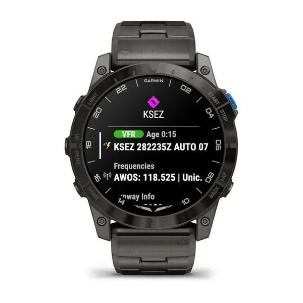 Смарт-годинник Garmin D2 Mach 1 Pro with Vented Titanium Bracelet (010-02804-80/81) 119003 фото