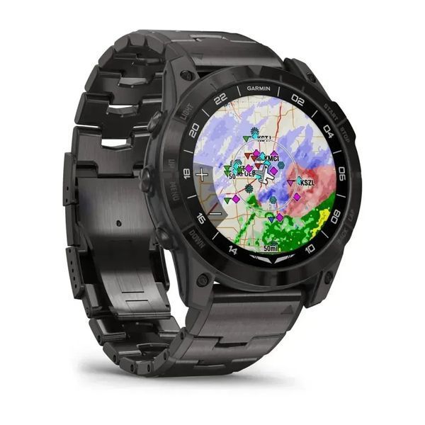 Смарт-годинник Garmin D2 Mach 1 Pro with Vented Titanium Bracelet (010-02804-80/81) 119003 фото