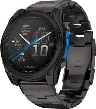Смарт-гчасы Garmin D2 Mach 2 51mm Carbon Gray DLC Titanium Case with Vented Titan (010-02905-31) 372056 фото