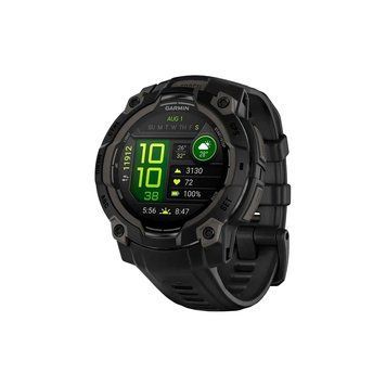 Смарт-часы Garmin Instinct 3, 45mm, AMOLED, Black Bezel with Black Band, GPS (010-02936-00) 98493 фото