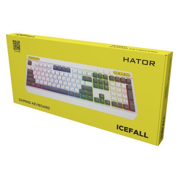 Клавиатура Hator Icefall USB White (HTK405UA) 53067 фото