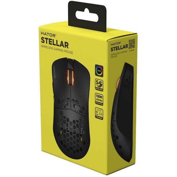 Мышка Hator Stellar Wireless/Bluetooth/USB Black (HTM650) 285951 фото