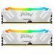 Оперативна пам'ять DDR5 48GB (2x24GB) 8400 MHz Renegade RGB White/Silver Kingston Fury (ex.HyperX) (KF584CU40RWAK2-48) KF584CU40RWAK2-48 фото 1