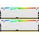Оперативная память DDR5 64GB (2x32GB) 6000 MHz Beast White RGB Kingston Fury (ex.HyperX) (KF560C36BWEAK2-64) KF560C36BWEAK2-64 фото 2