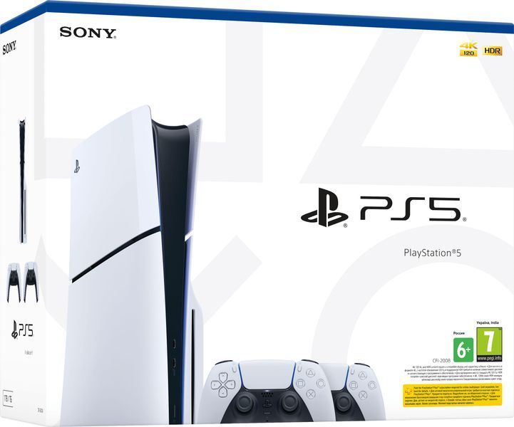 Игровая консоль Sony PlayStation 5 Slim 1TB + DualSense Wireless Controller (1000042053) 900754 фото