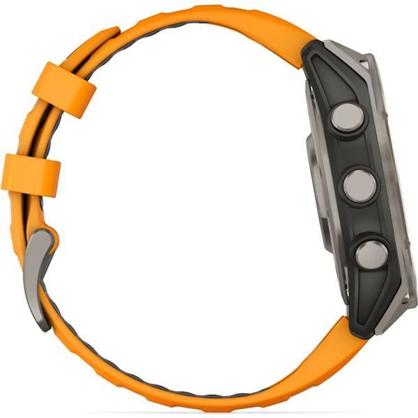 Смарт-годинник Garmin fenix 8 47mm, AMOLED, Saph, Ti/Bare/Grpht, SparkOrg/GrphtBd, (010-02904-11) 26352 фото