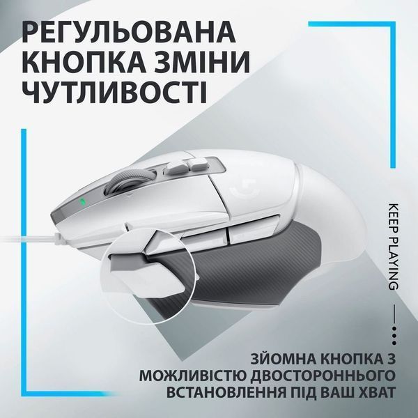 Игровая мышка Logitech G502 X White (910-006146) 721272 фото