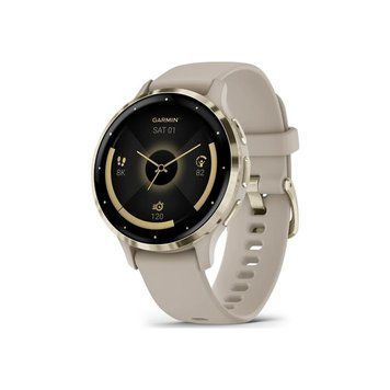 Смарт-годинник Garmin Venu 3S, French Gray + Soft Gold, GPS (010-02785-02) 010-02785-02 фото