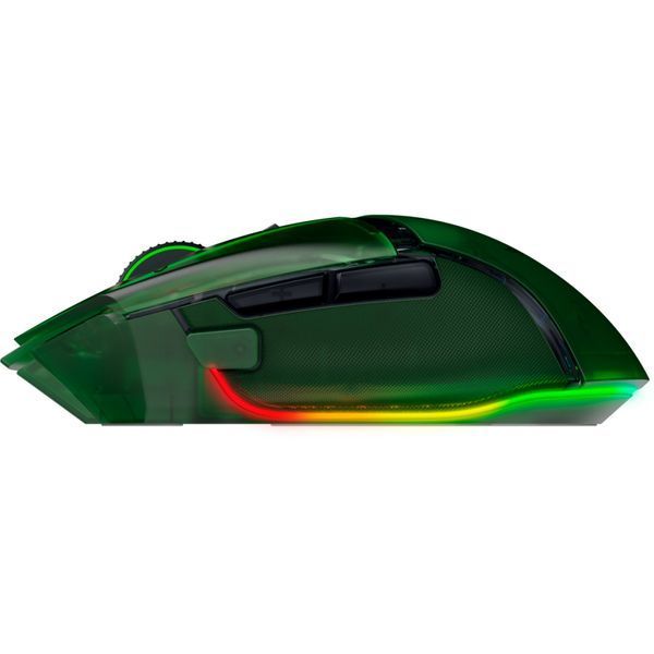 Мишка Razer Basilisk V3 Pro 35K Wireless/Bluetooth/USB Phantom Green (RZ01-05240300-R3G1) 227030 фото