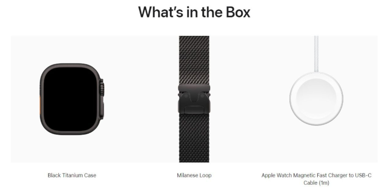 Смарт-годинник Apple Watch Ultra 2 GPS + Cellular 49mm Black Titanium Case w. Black Titanium Milanese Loop - Large (MX5V3) 19256 фото