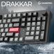 Клавиатура GamePro Asgard Drakkar Keychron Super Red Switch Wireless/Bluetooth/USB UA Black (MK305BK) 349960 фото 6