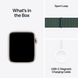 Смарт-часы Apple Watch SE GPS 44mm Starlight Aluminium Case with Lake Green Sport Loop (MXEW3) 38159 фото 7