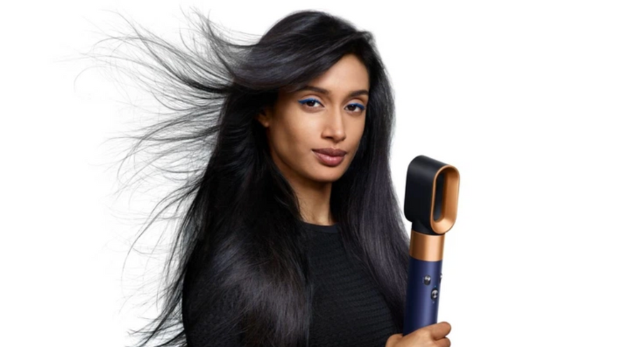 Стайлер Dyson Airwrap i.d HS08 multi-styler and dryer Straight+Wavy Prussian Blue Copper (107163-01) 274100 фото