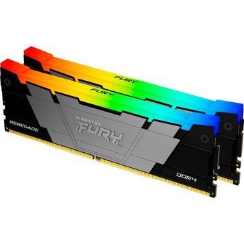 Оперативная память DDR4 16GB (2x8GB) 4600 MHz Renegade RGB Kingston Fury (ex.HyperX) (KF446C19RB2AK2/16) KF446C19RB2AK2/16 фото