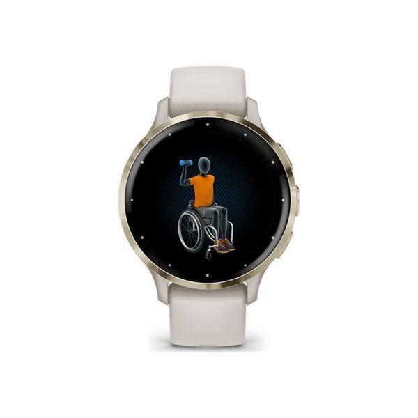 Смарт-часы Garmin Venu 3S, Ivory + Soft Gold, GPS (010-02785-04) 847092 фото