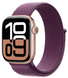 Смарт-часы Apple Watch Series 10 GPS 46mm Rose Gold Aluminum Case with Plum Sport Loop (MWWV3) 19240 фото 1