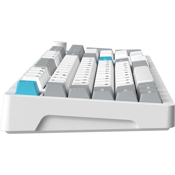 Клавиатура GamePro Asgard Drakkar Keychron Super Red Switch Wireless/Bluetooth/USB UA White (MK305WH) 349967 фото