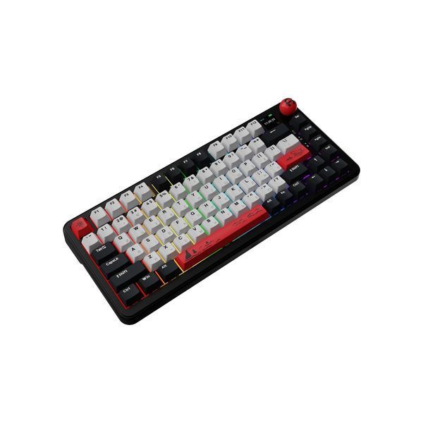 Клавіатура Ajazz AK820 MAX Avocado Switch Black RGB USB/Wireless/Bluetooth UA Black (AK820MAX-AS-BG) 227298 фото