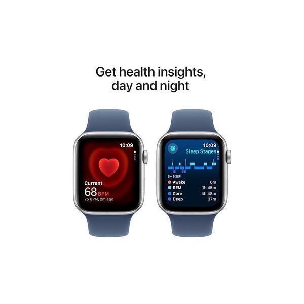 Смарт-часы Apple Watch SE 2 GPS 40mm Midnight Aluminium Case with Midnight Sport Band S/M (MR9X3) 839934 фото